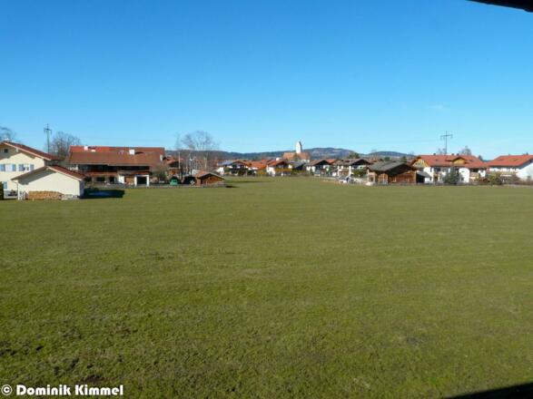 Blick aus der Küche Richtung Forgensee