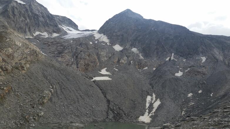 Blick auf Stangenjoch und Wollbachspitze
