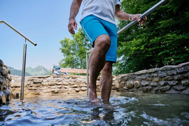 Kneippen stärkt die Abwehrkräfte