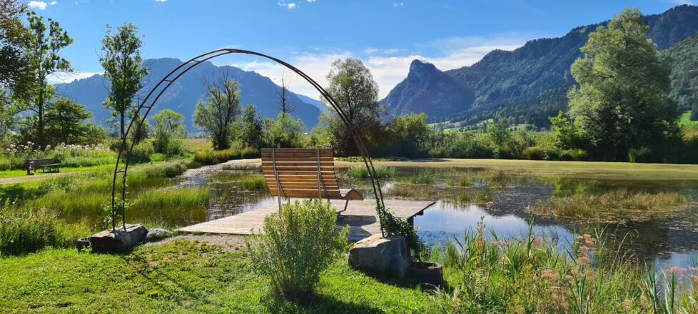Altes Schwimmbad bei Unterammergau