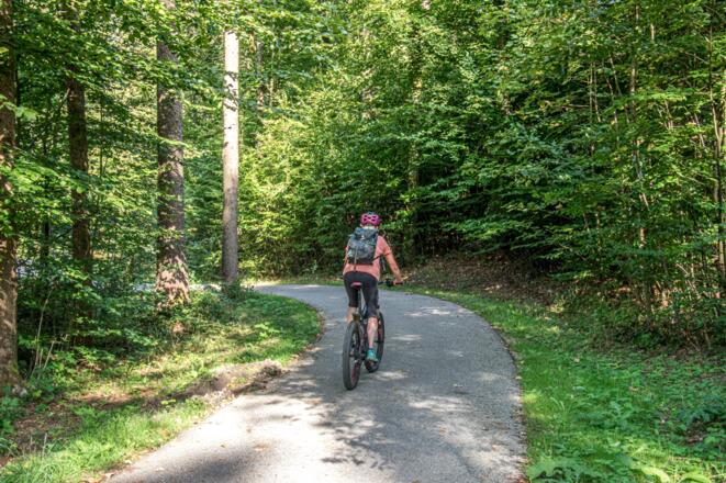 Radweg am Hallthurm