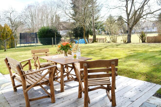 Holzterrasse