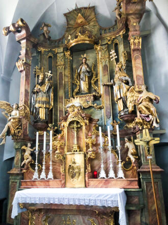 Stegaurach - Kirche Unbefleckte Empfängnis Mariens Hochaltar