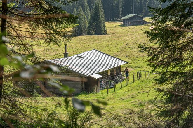 Kaser auf der Anthaupten-Alm