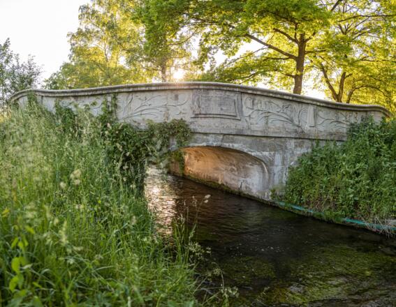 Russenbrücke am Gröbenbach in Gröbenzell