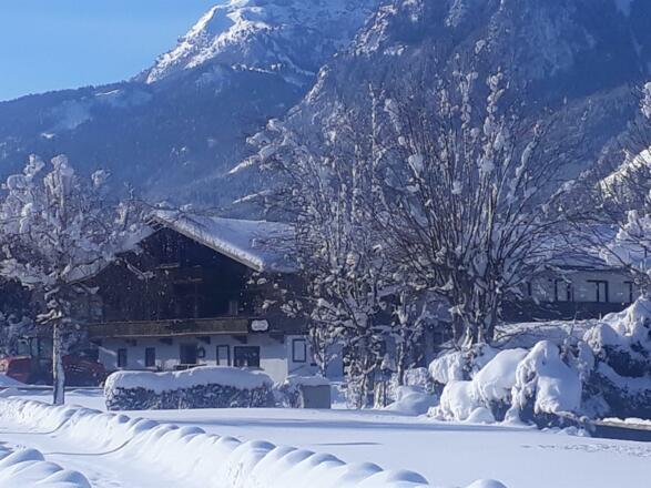 Camping Seehof Kiosk im Winter