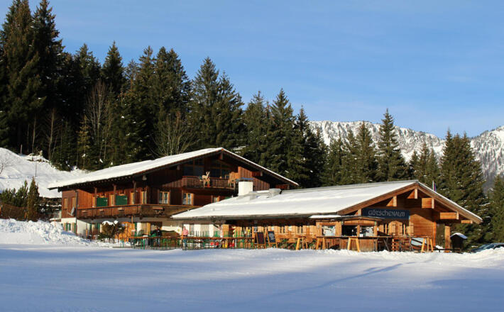 Die Götschenalm im Winter