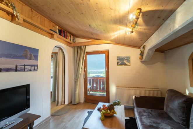 Wohnzimmer Apartment Großvenediger