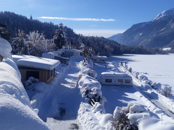 Camping Seehof Winterlandschaft