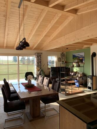 Wohn- und Eßbereich im Chalet Melanie