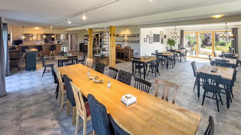 Cafè ist zugleich Frühstücksraum