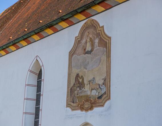 St. Willibald Gemälde auf Wallfahrtskirche St. Willibald