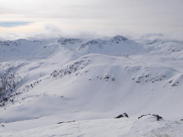 Ausblick von der Rosaninhöhe zum Königstuhl