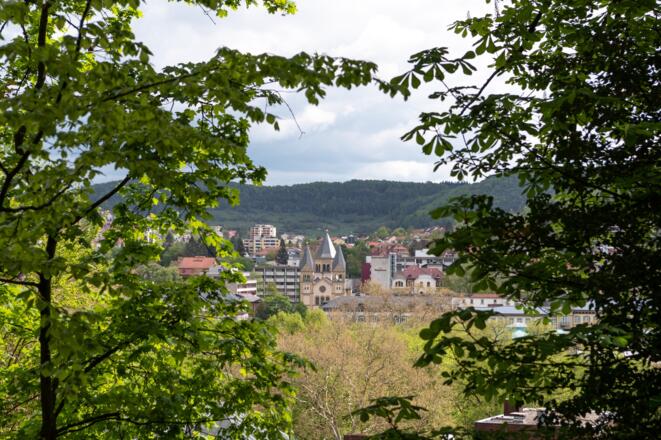 Aussicht auf Bad Kissingen vom Altenberg