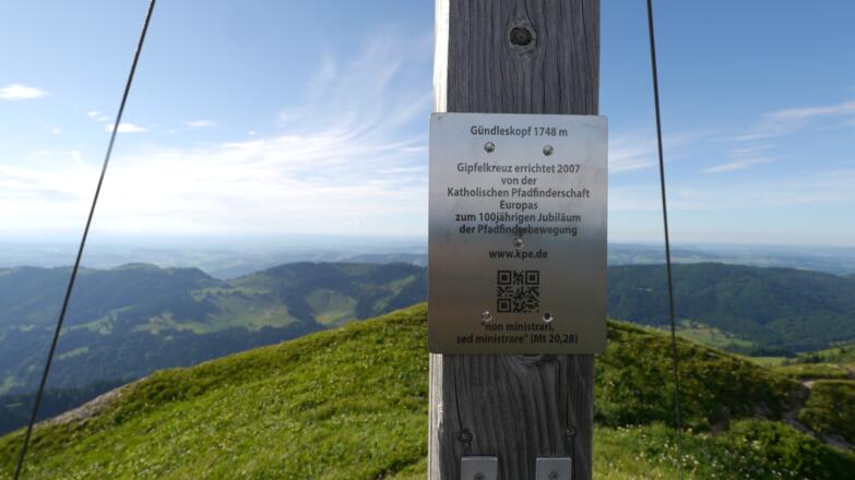 Gipfelkreuz Gündleskopf