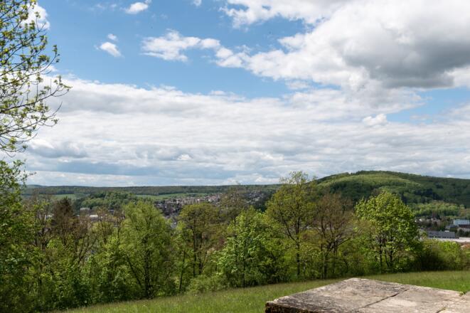Ausblick Bismarckturm Bad Kissingen