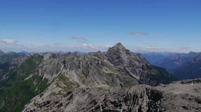 Blick vom Großen Wilden zum Hochvogel
