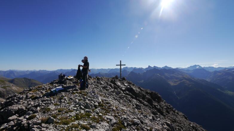 Auf dem Gipfel des Wilden Kasten