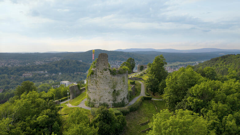 Ruine der Burg Botenlauben