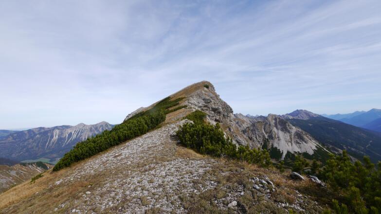 Aufstieg zum Sattelkopf