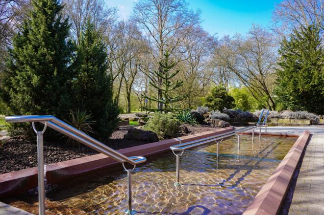 mediterrane Kneipplandschaft Luitpoldpark Bad Kissingen
