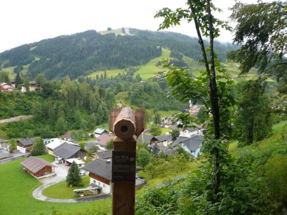 Blickpunkt Burghügel Wagrain 900m