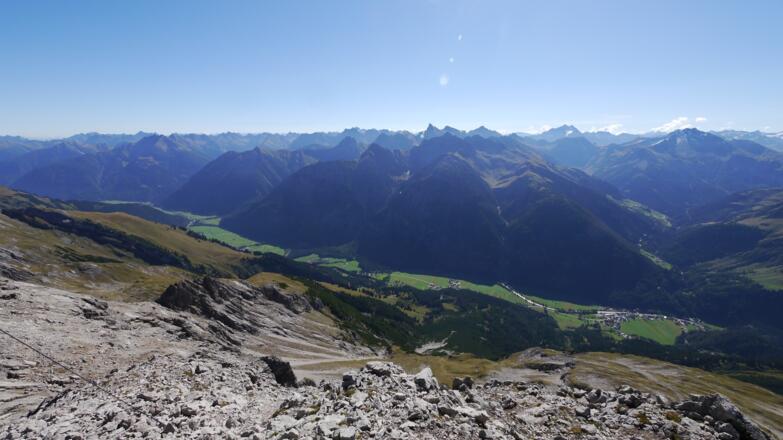 Lechtal und Lechtaler Alpen vom Wilden Kasten