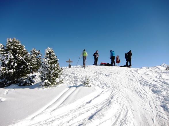 Am Hillary Kreuz (2080 m).