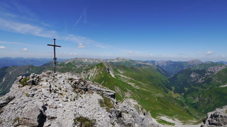 Am Nordgipfel des Großen Wilden