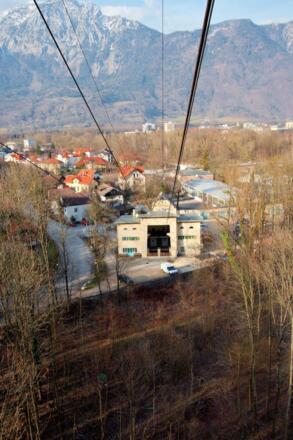 Talstation der Predigtstuhlbahn.