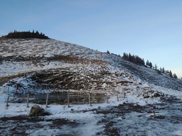 Auf dem Sultensattel, Blick zum Sulten
