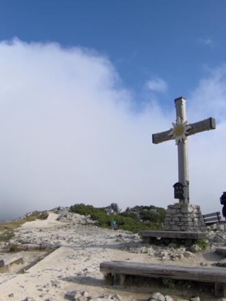 Auf dem Gipfel des Kehlsteins.