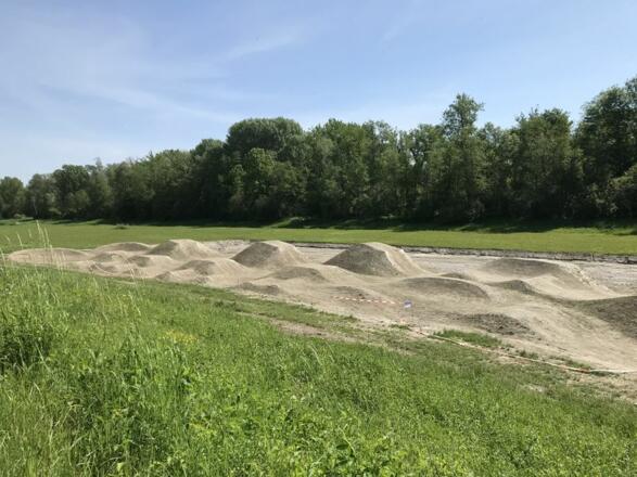 Jumpline des Bikeparks Rosenheim