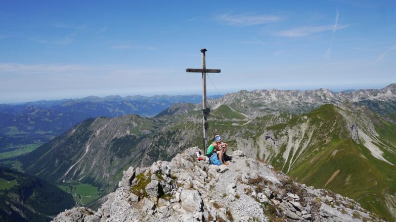 Auf dem Gipfel des Großen Wilden