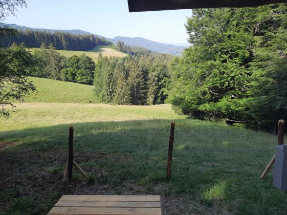 Liege am Aussichtsplatz am Geißkopf unterhalb vom Raggenhorn