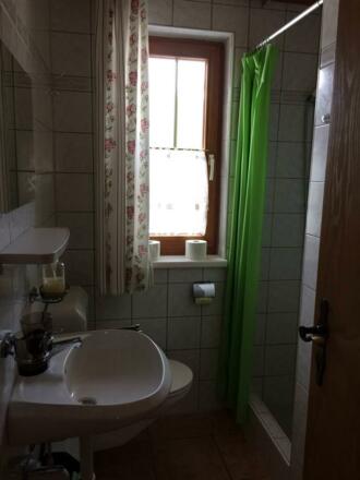 Dusche mit WC