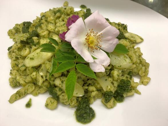 Wildkräutergericht Post in Weiler