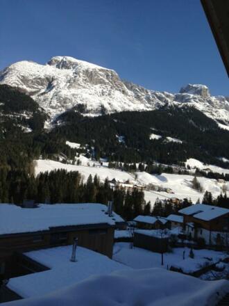 Blick vom Schlafzimmer-Balkon