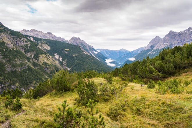 Blick vom Kanzbergrücken nach Osten.