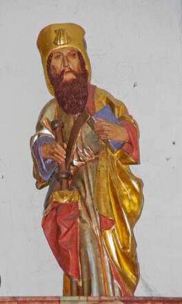 Frengkofen - Jakobusfigur in St. Bartholomäus