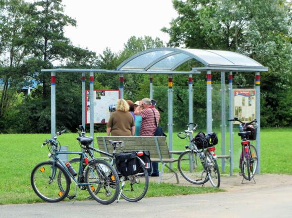 Schleifenroute - Informationen entlang des Weges