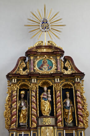 Kelheimwinzer - neue Kirche St. Jakobus Hochaltar