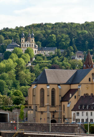 Würzburger Käppele, Blick vom Main
