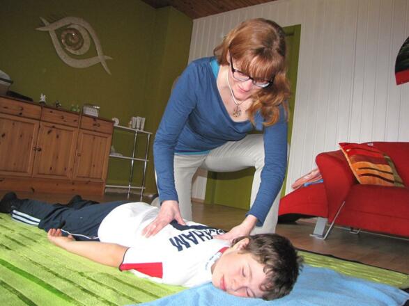 Shiatsu Bauchlage