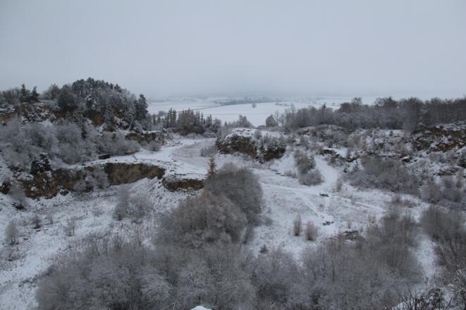 Aussicht im Winter-Lindle