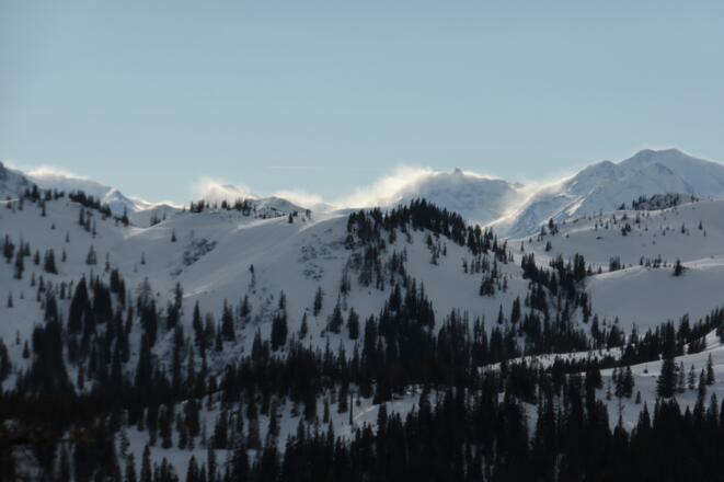 Föhnsturm am Sonnblick und Hocharn