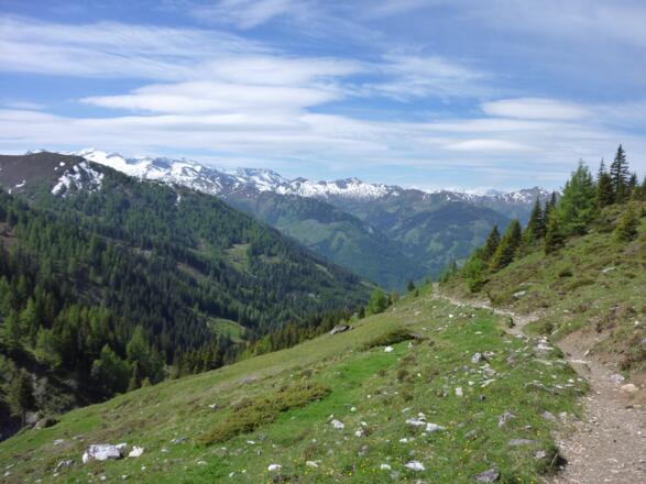 Blick in die Ankogelgruppe