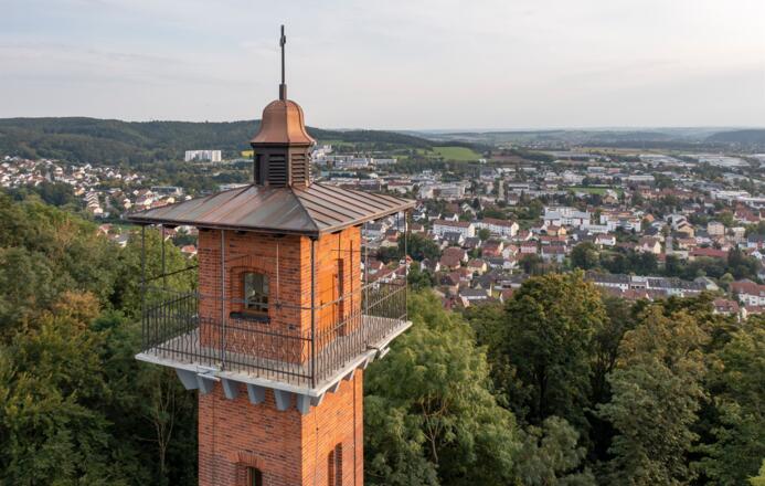 Am Schlossbergturm in Regenstauf