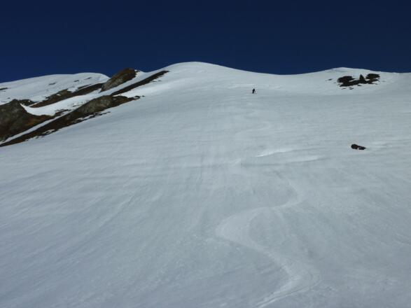 Abfahrt vom Scheibenkogel
