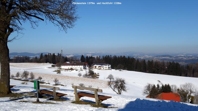 Blick übers Mühlviertel zum Grenzkamm